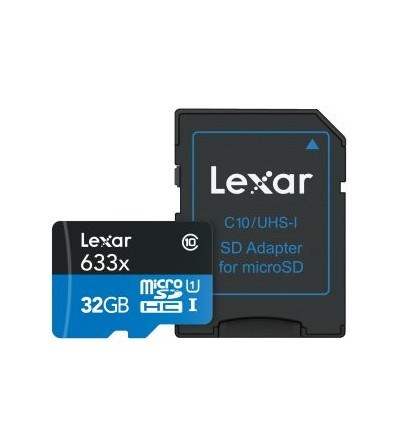 Lexar Micro HD SDHC 32GB 633x Memory Card