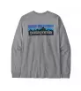 Blouse Patagonia Long-Sleeved P-6 Logo Responsibili-Tee M's